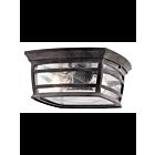 Plafonnier extérieur Kichler Wiscombe Park 49277WZC 2-lumières 75W zinc patiné