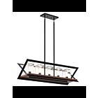 Chandelier d'extérieur Kichler Morelle 49309BK 5-lumières 75W noir