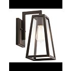 Lanterne murale extérieur Kichler Delison 49330RZ 1-lumière 75W bronze huilé