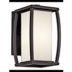 Lanterne murale extérieur Kichler Bowen 49336AZ 1-lumière 75W bronze architectural