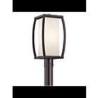 Lampe sur poteau extérieur Kichler Bowen 49342AZ 1-lumière 150W bronze architectural