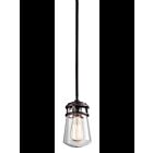 Suspendu extérieur Kichler Lyndon 49446AZ 1-lumière 75W bronze architectural