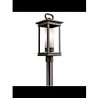 Lampe sur poteau extérieur Kichler South Hope 49478RZ 1-lumière 100W bronze huilé