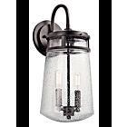 Lanterne murale extérieur Kichler Lyndon 49496AZ 2-lumières 60W bronze architectural