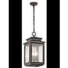 Suspendu extérieur Kichler Wiscombe Park 49505OZ 4-lumières 60W vieux bronze