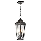 Suspendu extérieur Kichler Rochdale 49517OZ 4-lumières 60W vieux bronze