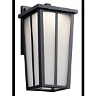 Lanterne murale extérieur à LED Kichler Amber Valley 49622BKTLED 1-lumière 17W noir texturé