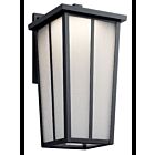 Lanterne murale extérieur à LED Kichler Amber Valley 49624BKTLED 1-lumière 17W noir texturé