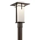 Lampe sur poteau extérieur Kichler Caterham 49646OZ 1-lumière 100W vieux bronze