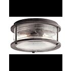 Plafonnier extérieur Kichler Ashland 49669WZC 2-lumières 60W zinc patiné