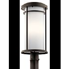 Monture pour poteau extérieur Kichler Toman 49690OZ 1-lumière 150W vieux bronze