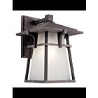 Lanterne murale extérieur Kichler Beckett 49721WZC 1-lumière 75W zinc patiné