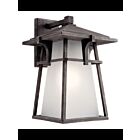 Lanterne murale extérieur Kichler Beckett 49723WZC 1-lumière 150W zinc patiné