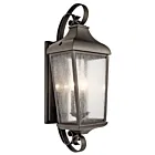 Lanterne murale extérieur Kichler Forestdale 49738OZ 3-lumières 60W vieux bronze