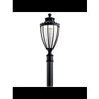 Lampe sur poteau extérieur à LED Kichler Wakefield 49756BKTLED 1-lumière 25W noir texturé