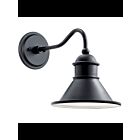 Lanterne murale extérieur Kichler Northland 49775BK 1-lumière 100W noir