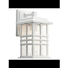 Lanterne murale extérieur Kichler Beacon Square 49829WH 1-lumière 75W blanc