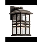 Lanterne murale extérieur Kichler Beacon Square 49830OZ 1-lumière 100W vieux bronze