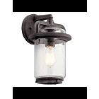 Lanterne murale extérieur Kichler Andover 49865WZC 1-lumière 100W zinc patiné