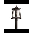 Lampe sur poteau extérieur Kichler Taden 49911RZ 1-lumière 150W bronze huilé