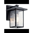 Lanterne murale extérieur Kichler Capanna 49924BKT 1-lumière 60W noir texturé