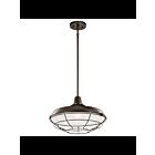 Suspendu extérieur Kichler Pier 49993OZ 1-lumière 150W vieux bronze