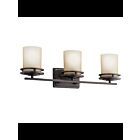 Luminaire de vanité Kichler Hendrik 5078OZ 3-lumières 100W vieux bronze