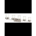 Luminaire de vanité Kichler Hendrik 5085NI 5-lumières 100W nickel brossé