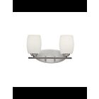 Luminaire de vanité à LED Kichler Eileen 5097NIL18 2-lumières 10W nickel brossé