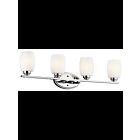 Luminaire de vanité Kichler Eileen 5099CH 4-lumières 100W chrome