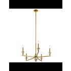 Lustre à 1 étage Kichler Calyssa 52001FXG 5-lumières 60W or