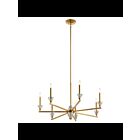 Lustre à 1 étage Kichler Calyssa 52002FXG 7-lumières 60W or