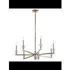 Lustre à 1 étage Kichler Calyssa 52002PN 7-lumières 60W nickel poli