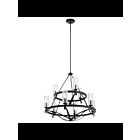 Lustre à 2 étages Kichler Krysia 52011BK 10-lumières 60W noir