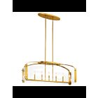 Lustre linéaire Kichler Pytel 52023FXG 7-lumières 60W or
