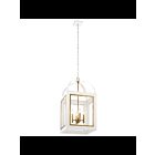 Suspendu de foyer Kichler Vath 52029WHNBR 4-lumières 60W blanc