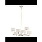 Lustre à 1 étage Kichler Laurent 52052PN 6-lumières 60W nickel poli