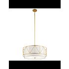 Suspendu à tambour Kichler Birkleigh 52072CLG 4-lumières 75W or
