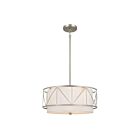 Plafonnier semi-encastré Kichler 52075SN Nickel satiné