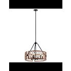 Lustre à 1 étage Kichler Oana 52077PAL 6-lumières 60W palm