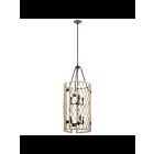 Lustre de foyer Kichler Oana 52079WWW 6-lumières 60W bois blanc délavé