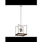 Suspendu de foyer Kichler Tanis 52092AUB 6-lumières 75W teint châtain