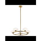 Lustre à 1 étage Kichler Pim 52223FXG 6-lumières 50W or