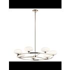 Lustre à 2 étages Kichler Pim 52225PN 7-lumières 50W nickel poli