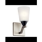 Applique murale Kichler Skagos 52237NI 1-lumière 75W nickel brossé