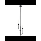 Suspendu Kichler Hatton 52258BK 2-lumières 75W noir