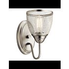 Applique murale Kichler Voclain 52274NI 1-lumière 75W nickel brossé