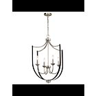 Lustre de foyer Kichler Tula 52279NI 4-lumières 60W nickel brossé