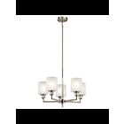 Lustre à 1 étage Kichler Lynn Haven 52283NI 5-lumières 75W nickel brossé