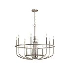 Lustre à 2 étages Kichler Capitol Hill 52305NI 12-lumières 60W nickel brossé